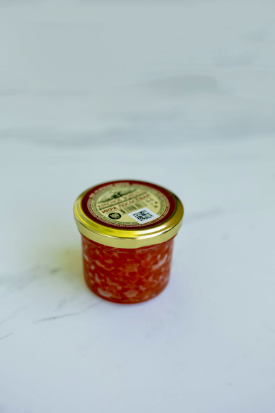 Икра горбуши охлаждённая "Красное золото” 100 грамм