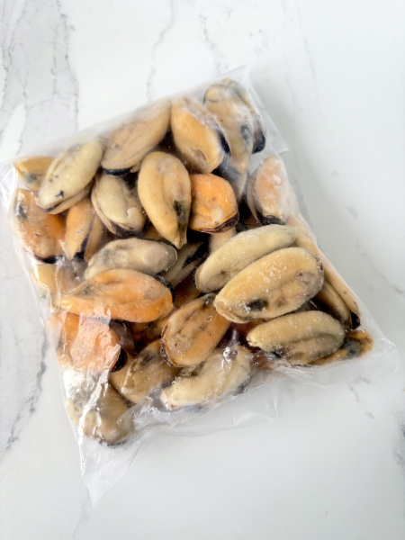 Мясо синих мидий бланшированное 20/40