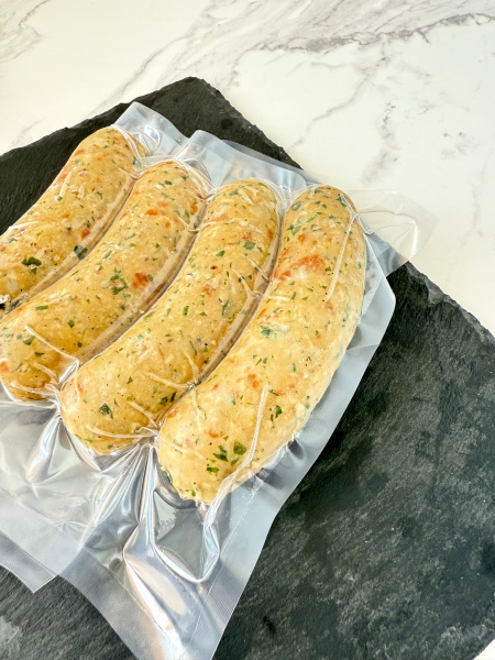 Купаты с лососем и сыром